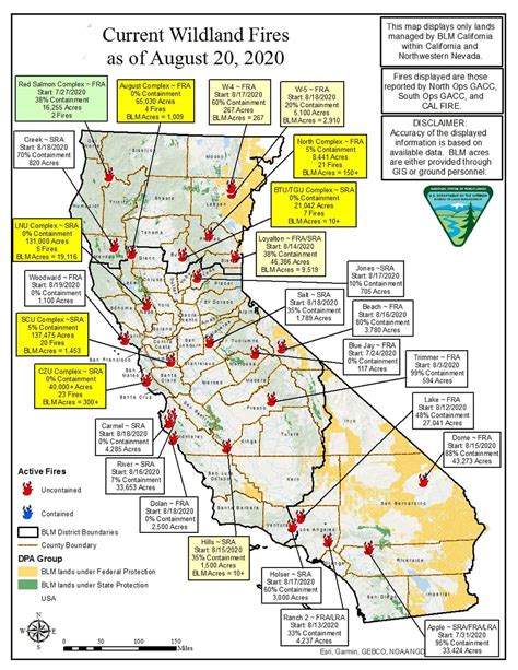 Benefits of Using MAP Current Fires in California Map